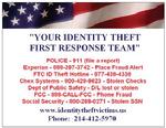 ID Theft First Response Magnet